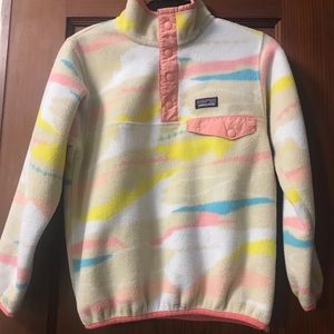 Girls Patagonia Pull Over Jacket Size 7-8